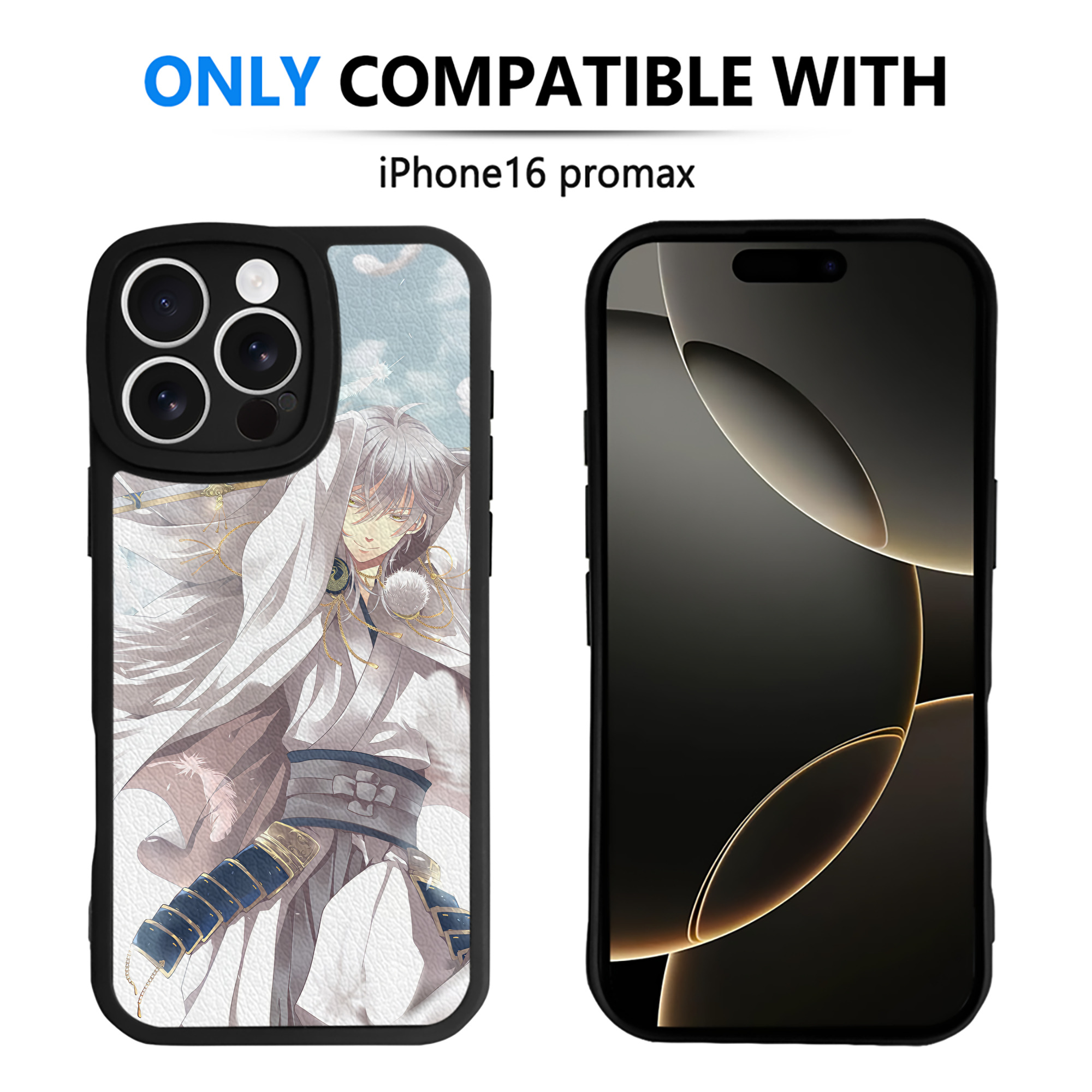 （画像用） 刀剣乱舞 Touken Ranbu 【iPhone 16シリーズ対応】シリコンスマホケース（レザー調） 材質：シリコン